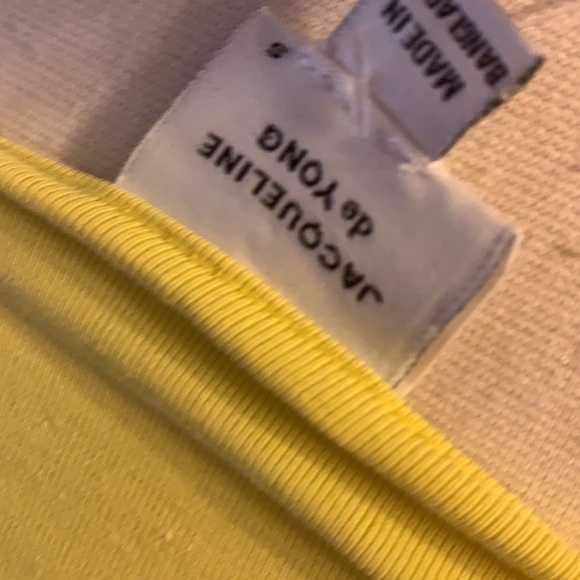 NWT Jacqueline de Yong yellow tank - Picture 4 of 4
